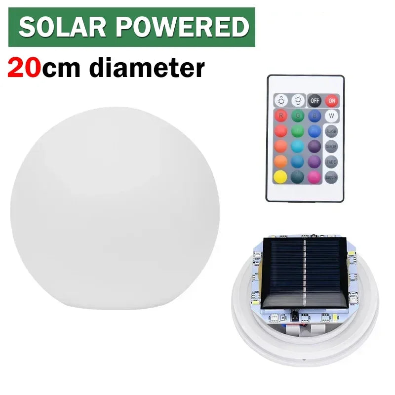LED Ball Waterproof Landscape Garden Decor