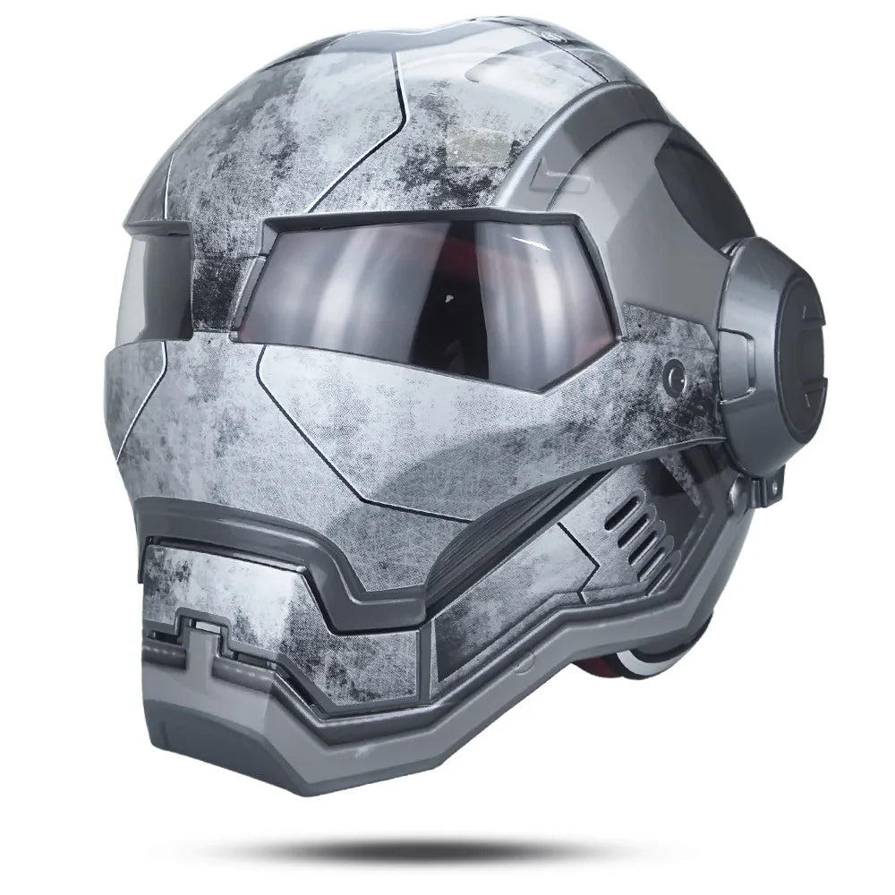 Iron Man Art Flip-up Safety Helmet Accessories