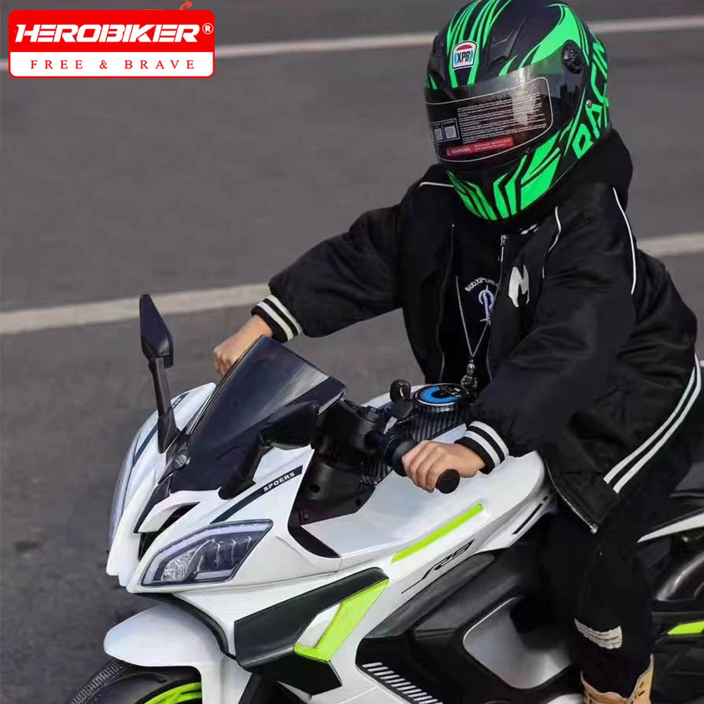 Kids Motorcycle Helmet Safety Full Face