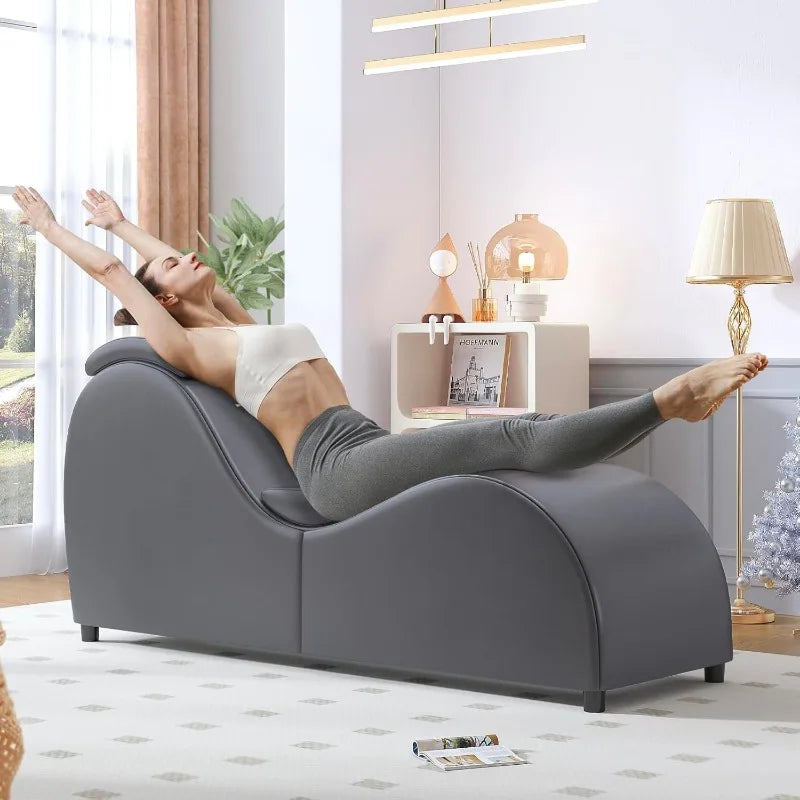 Curved Yoga Sofa for Stretching Relaxing Exercising