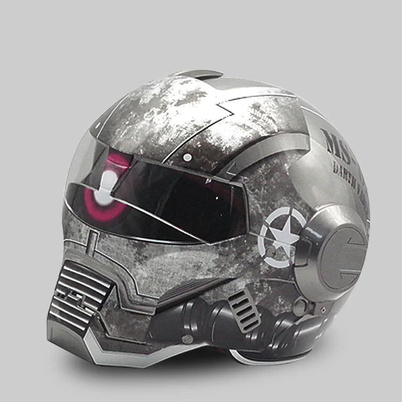 Iron Man Art Flip-up Safety Helmet Accessories
