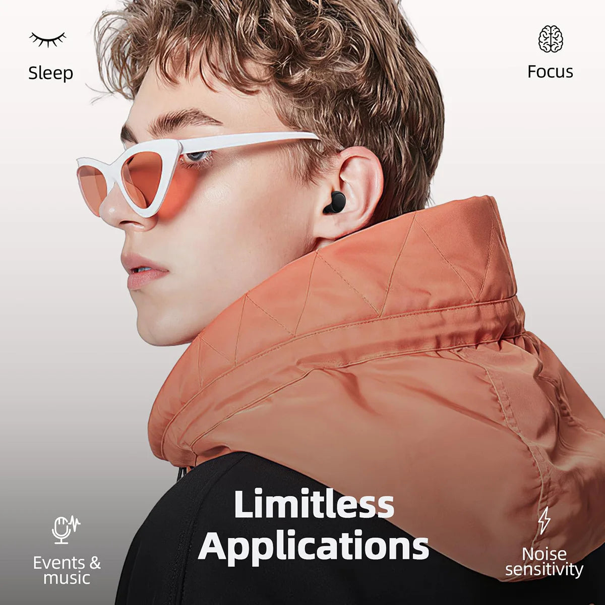 Quiet Ear Plugs for Sleeping Noise Reduction Super Soft