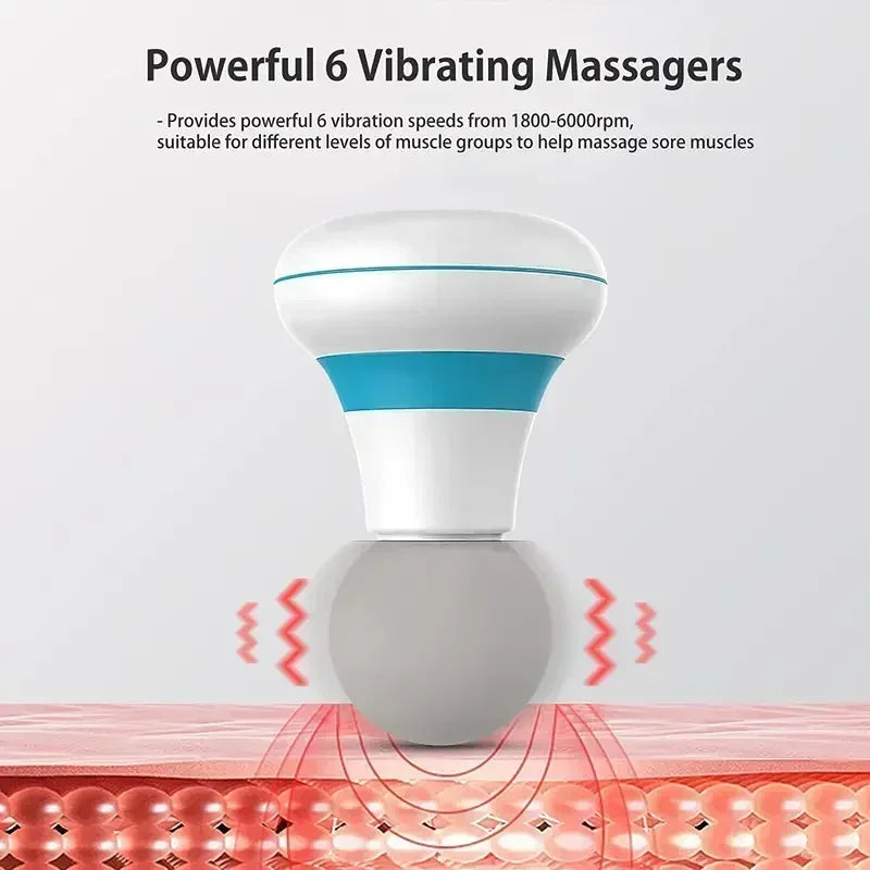 Handheld Muscle Mini Massage Gun with 6 Adjustment Modes