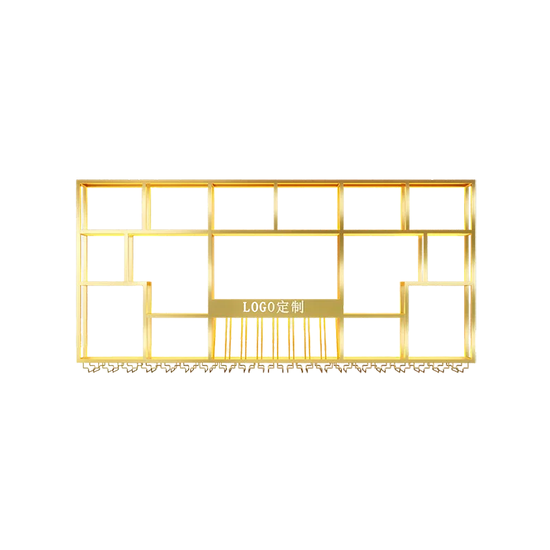 Modern Metal Luxury Wall Mounted Wine Rack