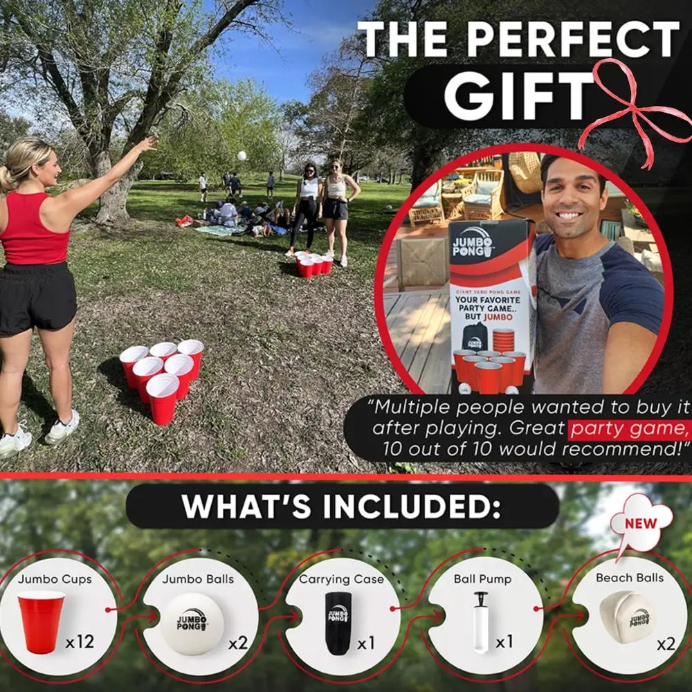 Giant Yard Pong Outdoor Game