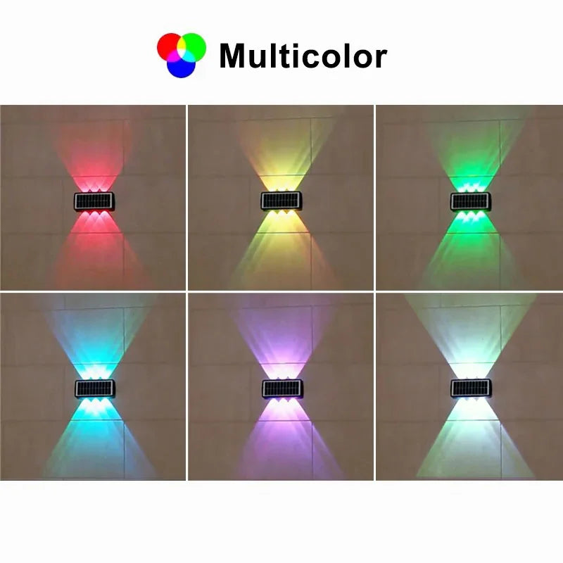 4/6/8LED Solar Powered Waterproof Streetlight