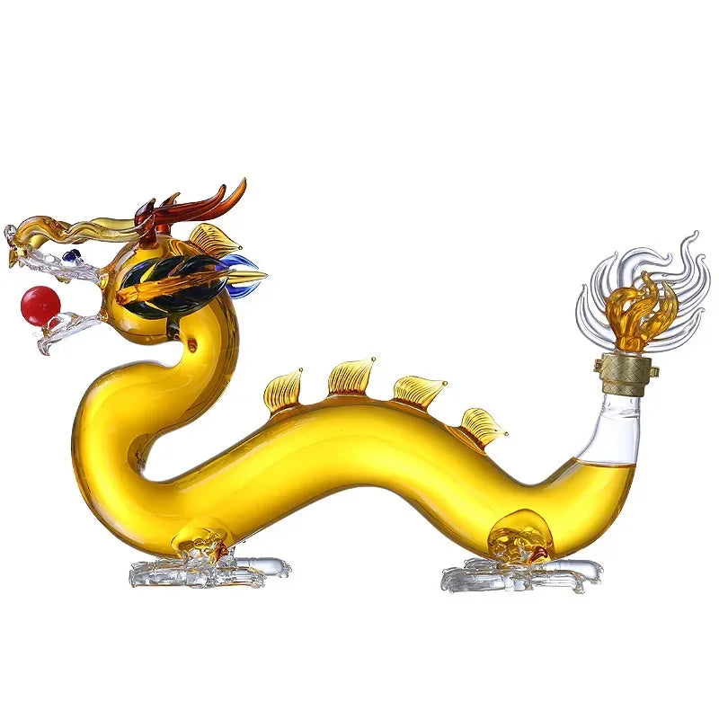 Whiskey Decanter Dragon Shaped Design