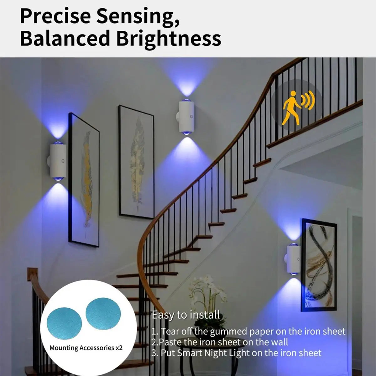 Motion Sensor Gradient Ambient Night Light