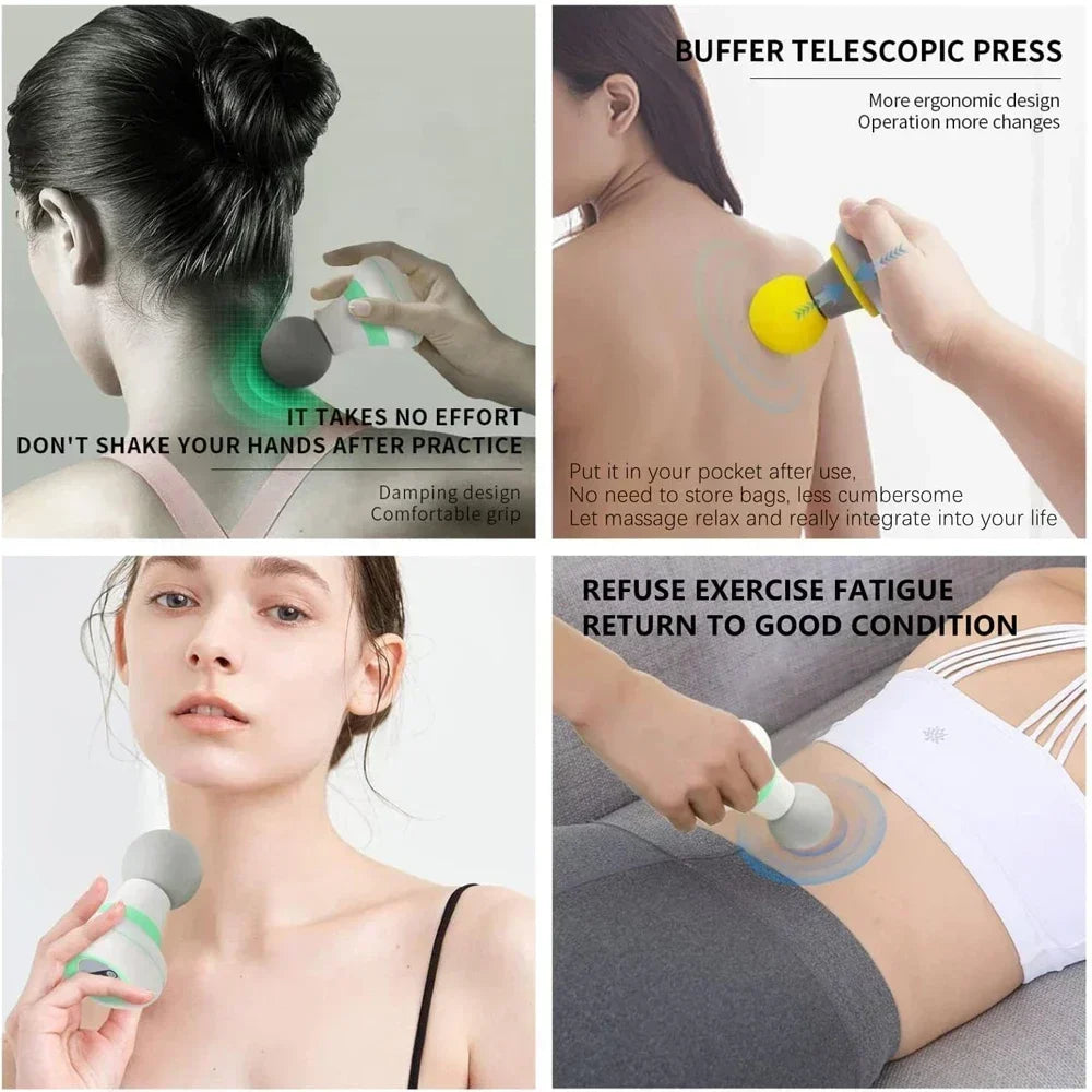 Handheld Muscle Mini Massage Gun with 6 Adjustment Modes