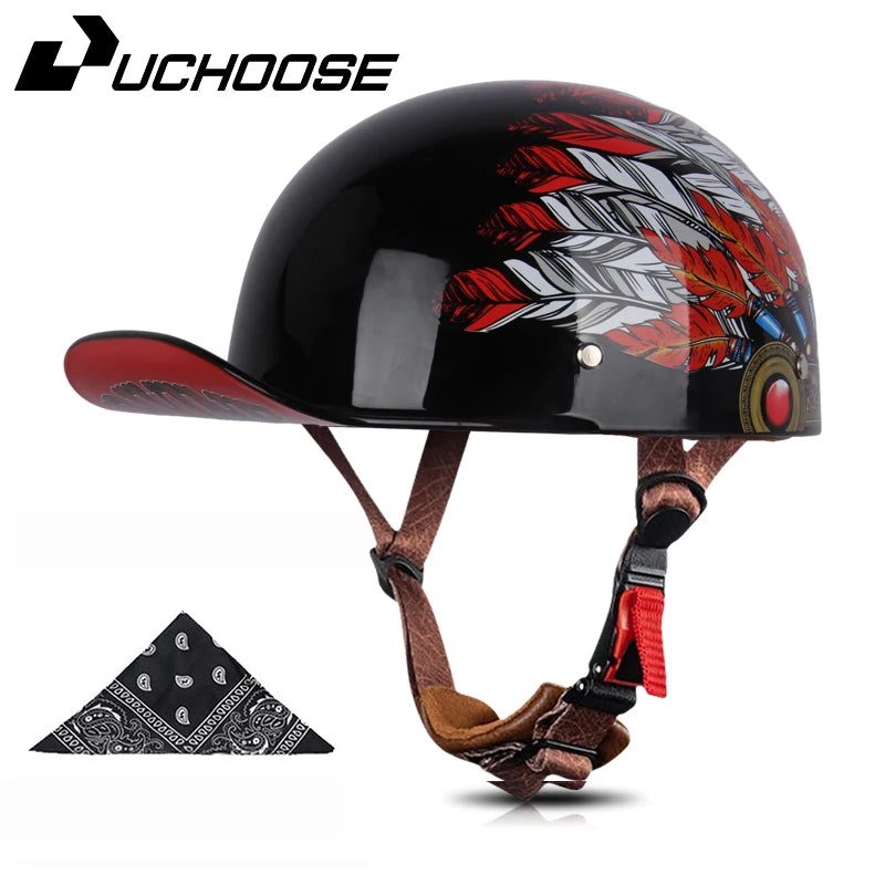 Retro Half Helmet Four Seasons Universal