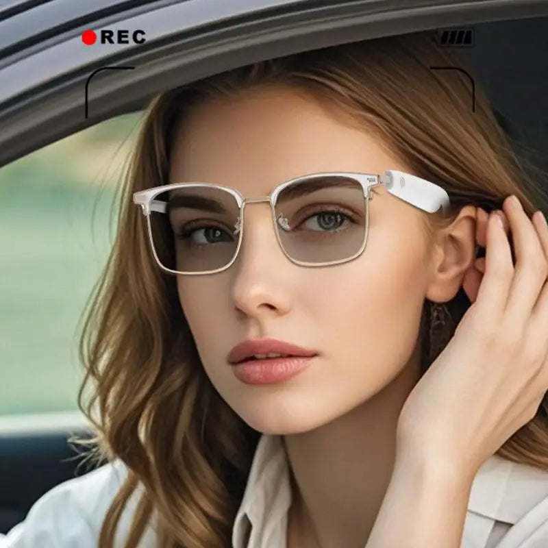 Bluetooth Smart Glasses Auto-Color Changing Touch Control