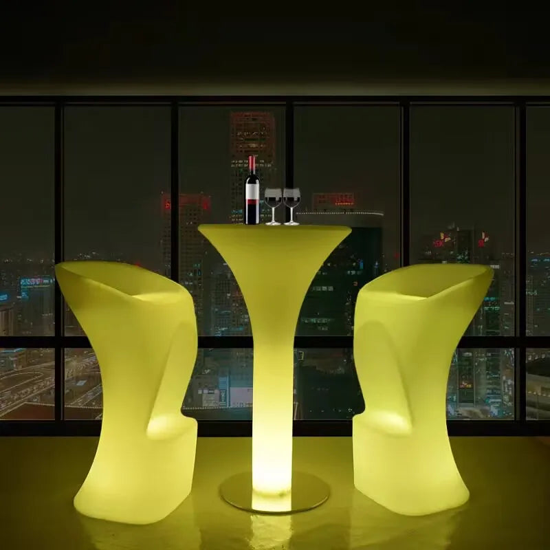 16 Colors LED Light-Emitting Bar Stools