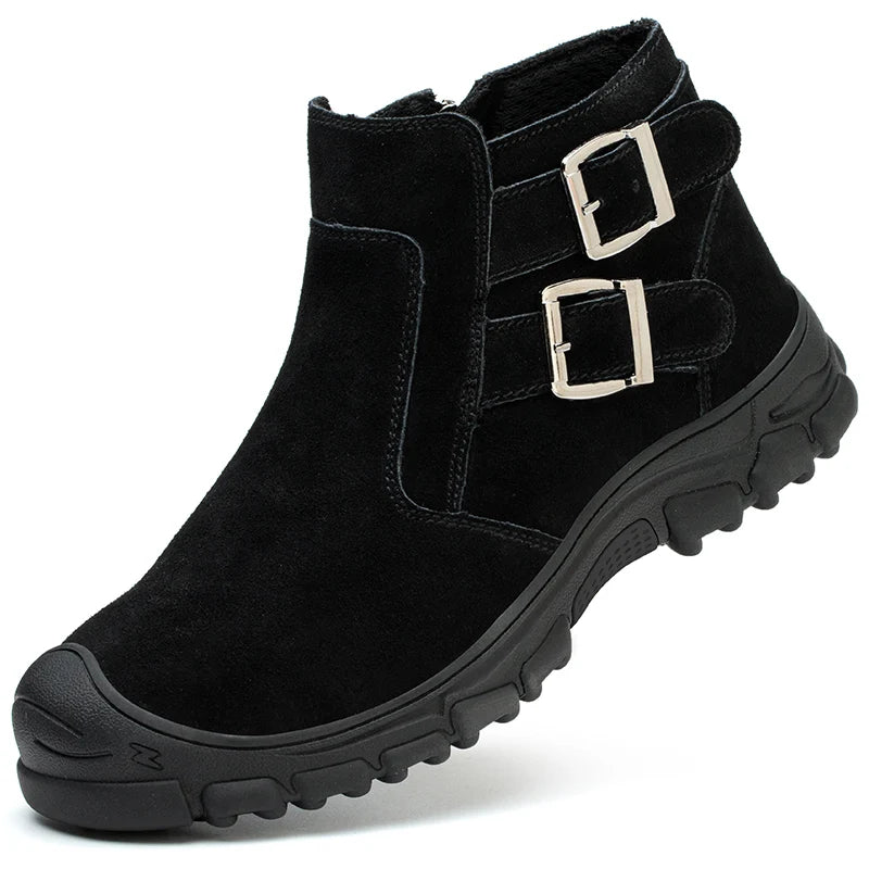 Mens Safety Boots Indestructible Steel Toe