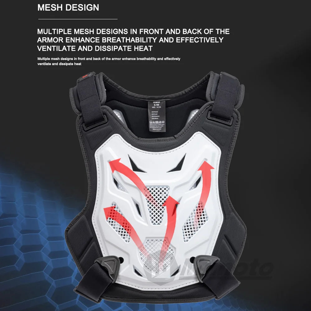 Men's Motorcycle Armor Vest Off-road Racing