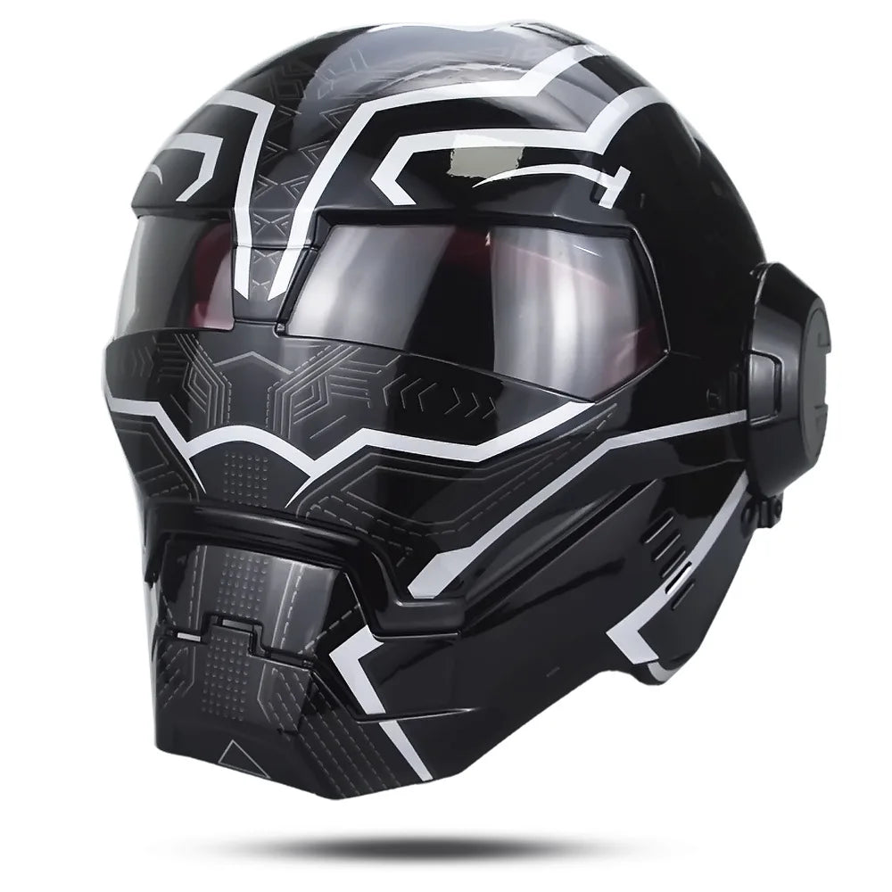 Iron Man Art Flip-up Safety Helmet Accessories