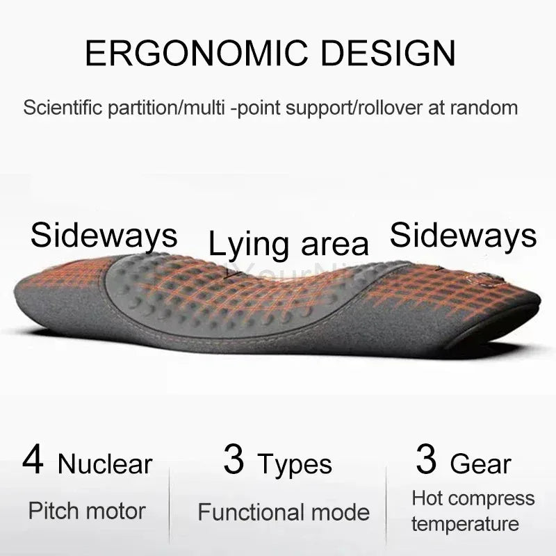 Massage Pad Heating Vibrating Back Massager