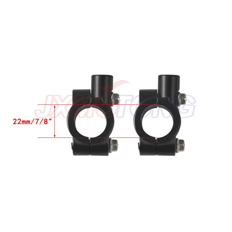 Motorcycle LED Light Bar Headlight Kit with Mounting Brackets