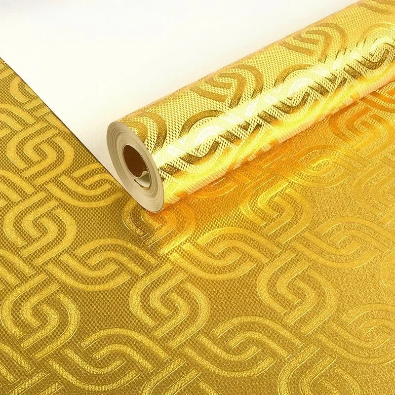 Waterproof Luxury Metallic Glitter Foil Wall Paper