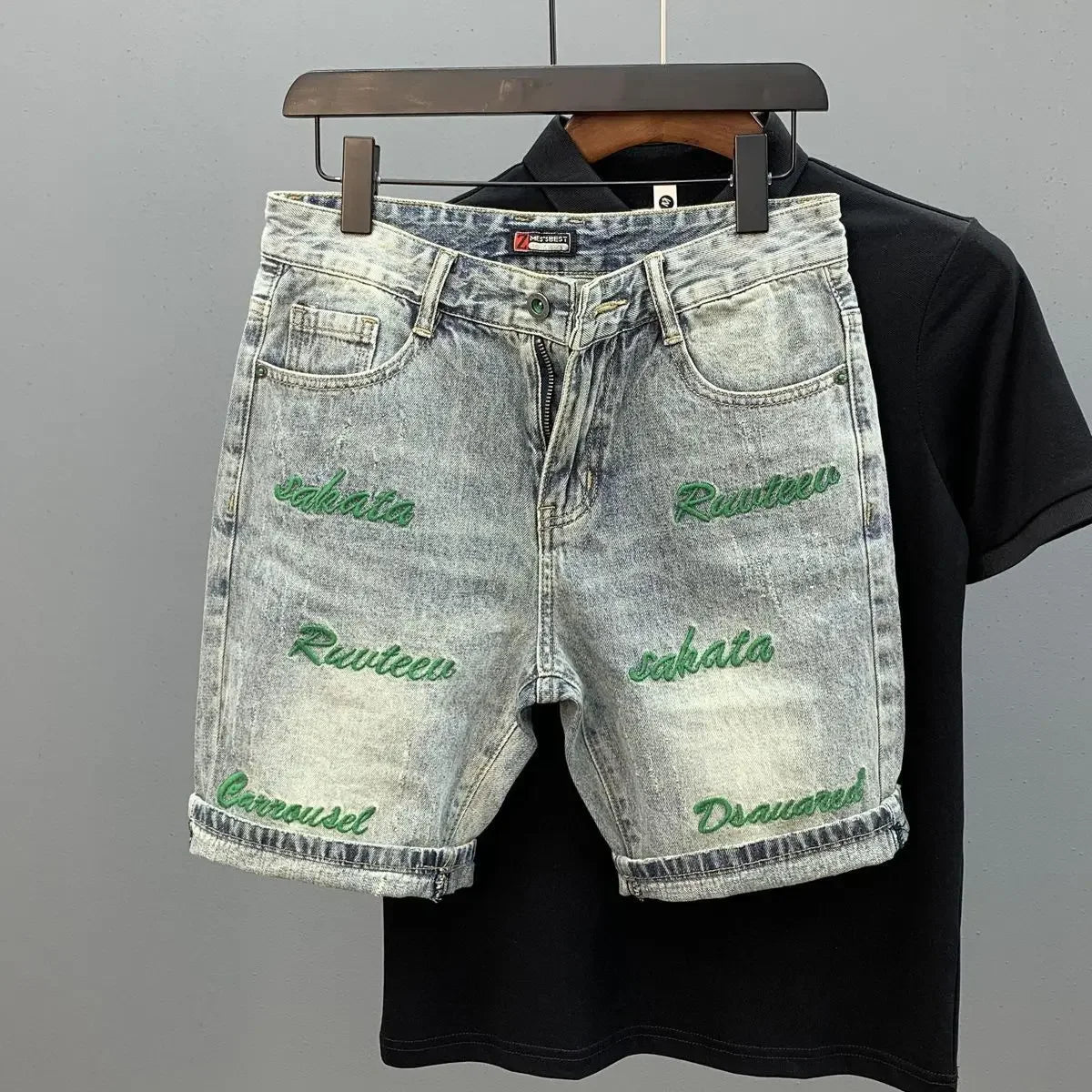 Denim Shorts Slim Vintage Original Blue