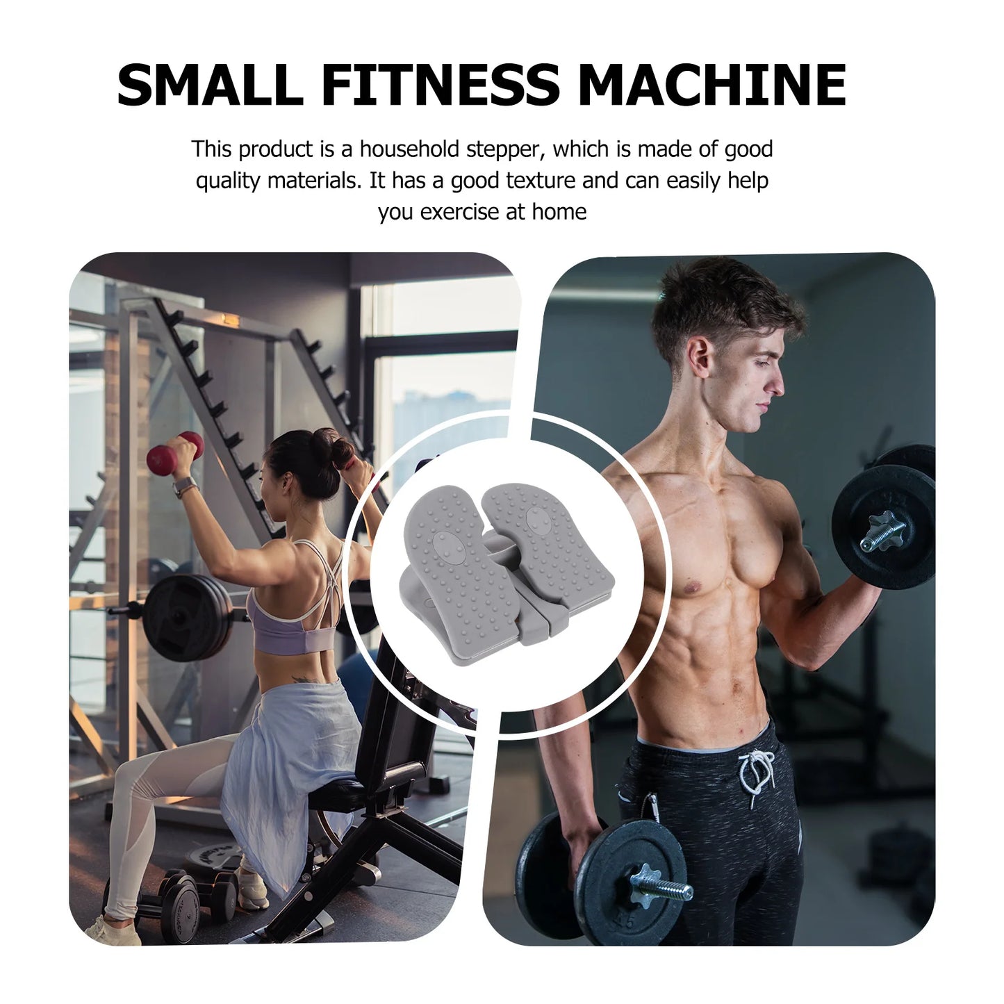 Mini Exercise Machine Pedal Stepper Home Exerciser