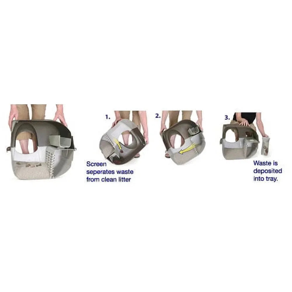 Self Cleaning Cat Litter Box Less Dust