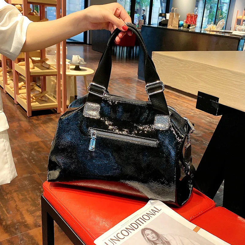Womens High Capacity Cute Bear Shoulder Bag