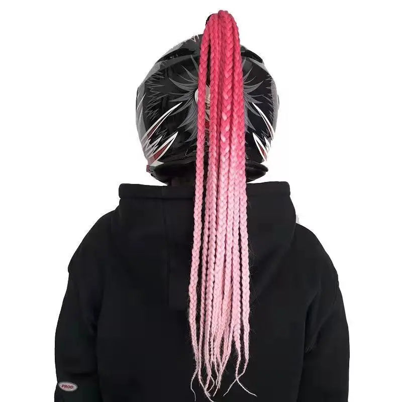 1pc Women Ponytail Helmet Braid