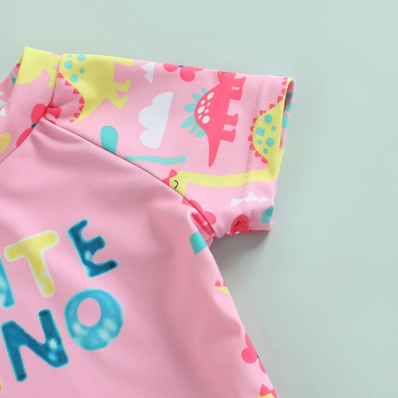 Two-Piece Fun Print Swimsuit