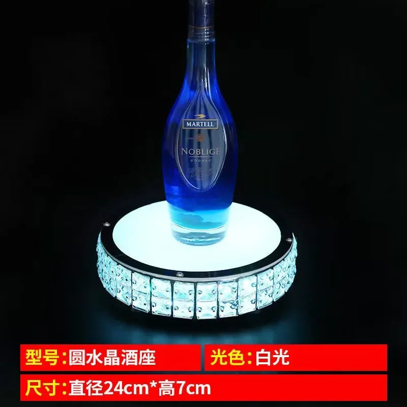 Led Champagne Wine Bottle Presenter