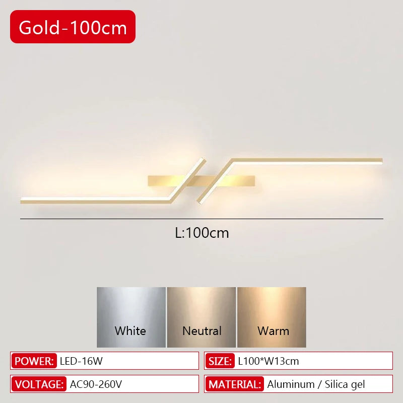 Modern Long Strip Wall Sconces