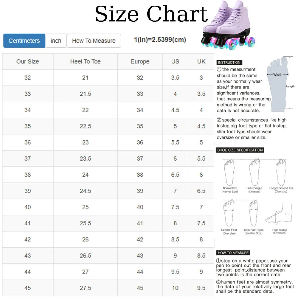 Outdoor PU Leather Roller Skates Breathable