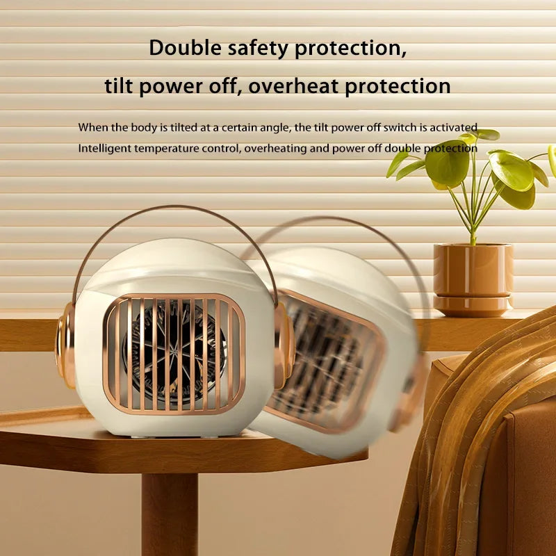 1500W Ceramic Space Heater Safe Quiet Fast Heating