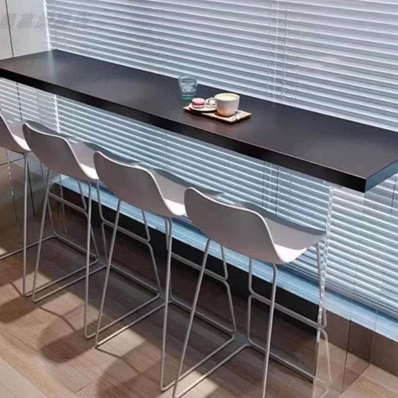 Table Led Counter High Wooden