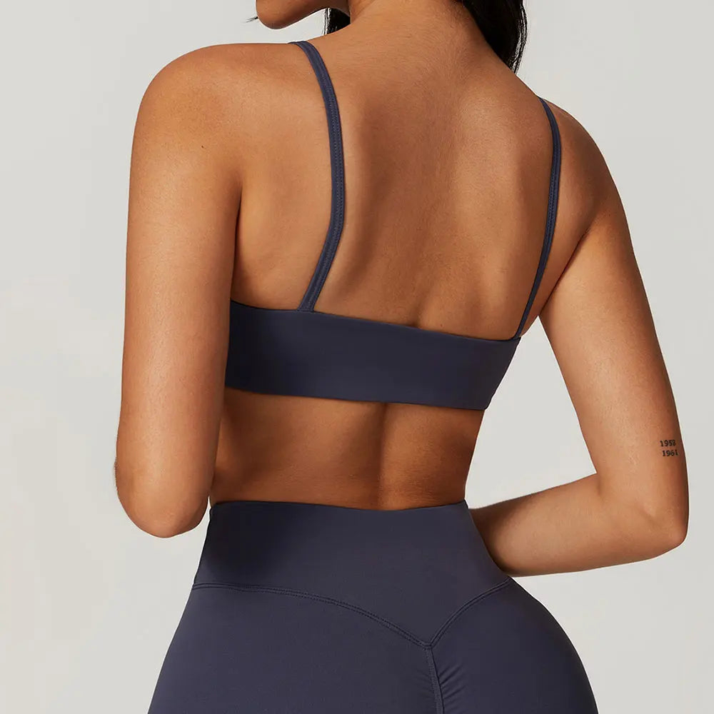 Workout Tank Top Backless Shockproof Breathable