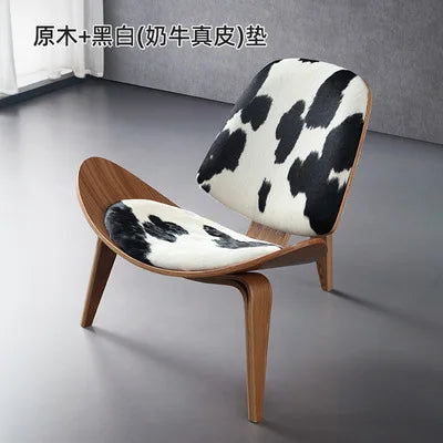 Nordic High-End Light Luxury Solid Wood Leisure Chair