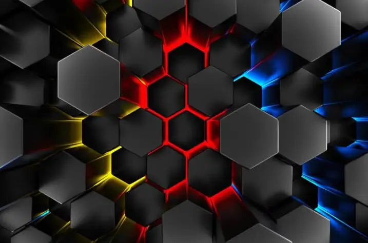 3D Abstract Geometric Background Wallpaper