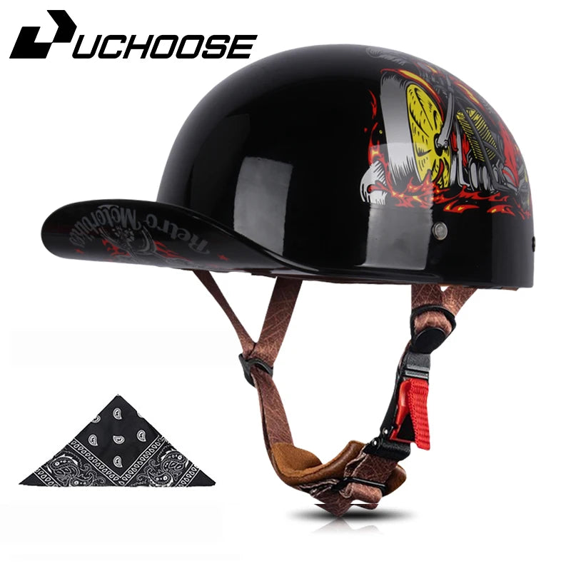 Retro Half Helmet Four Seasons Universal