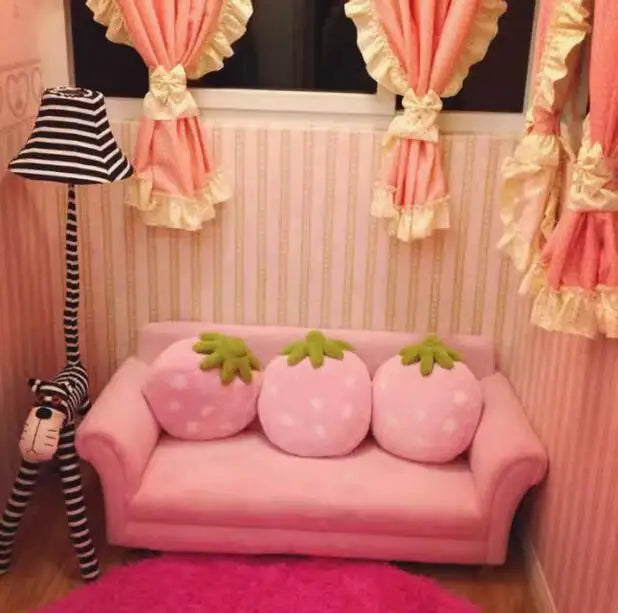 Children's Cute Cartoon Baby Fabric Strawberry Sofa