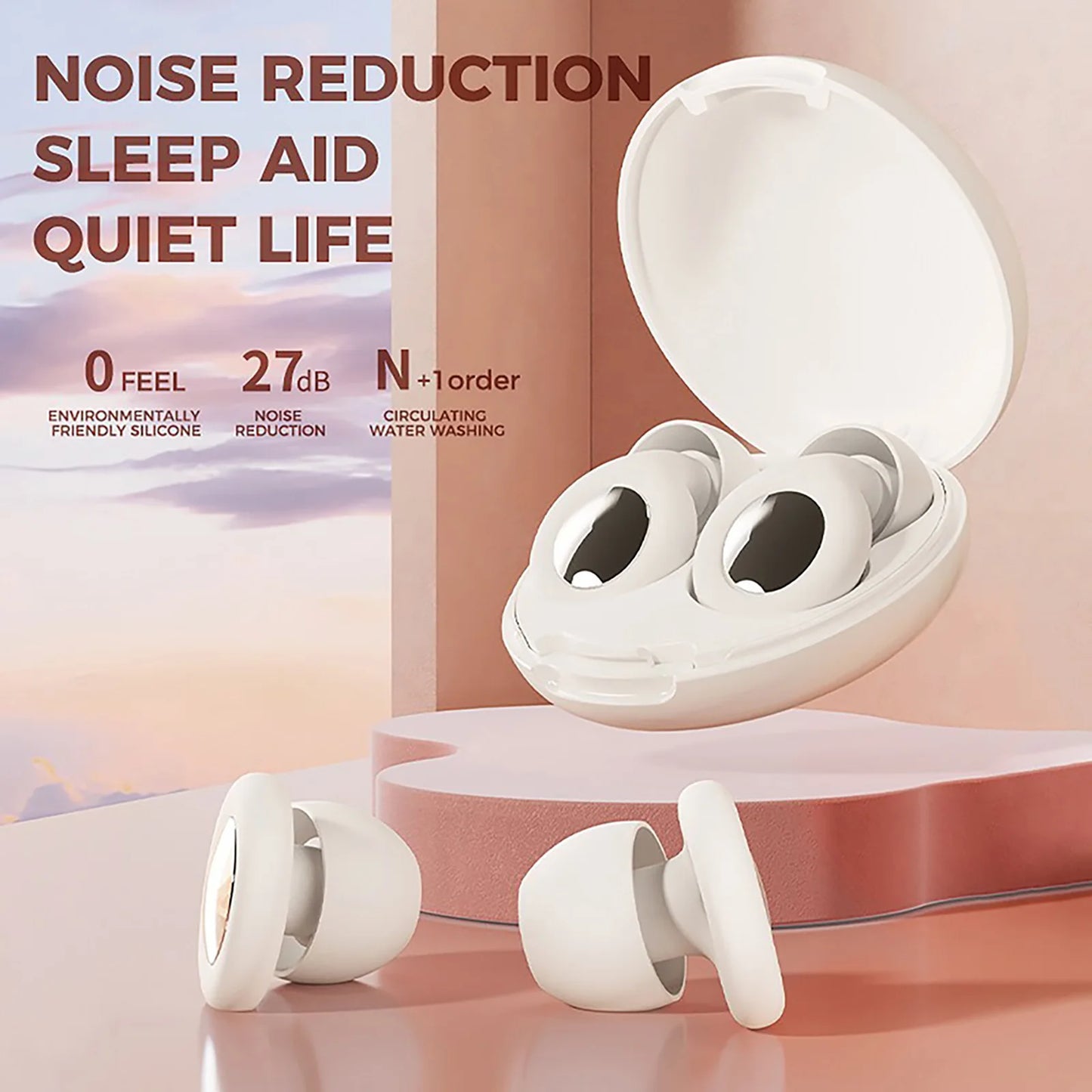 Quiet Ear Plugs for Sleeping Noise Reduction Super Soft