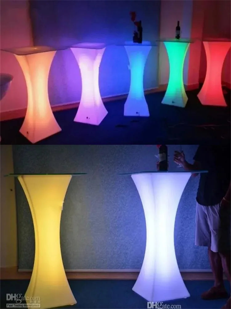Rechargeable LED Luminous Bar Cocktail Table