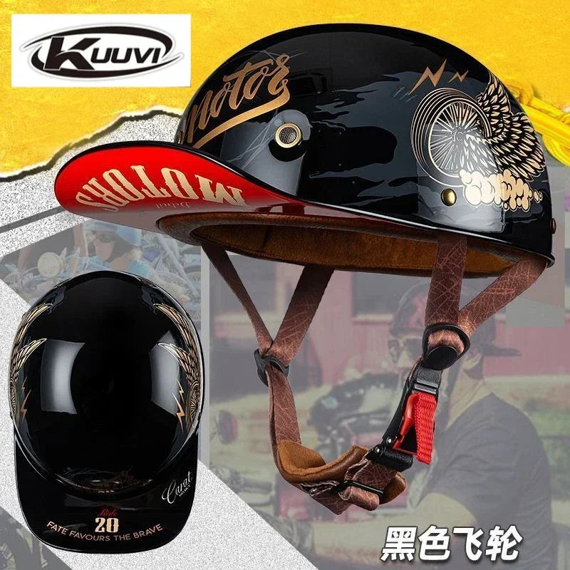 Motorcycle Retro Half Helmet