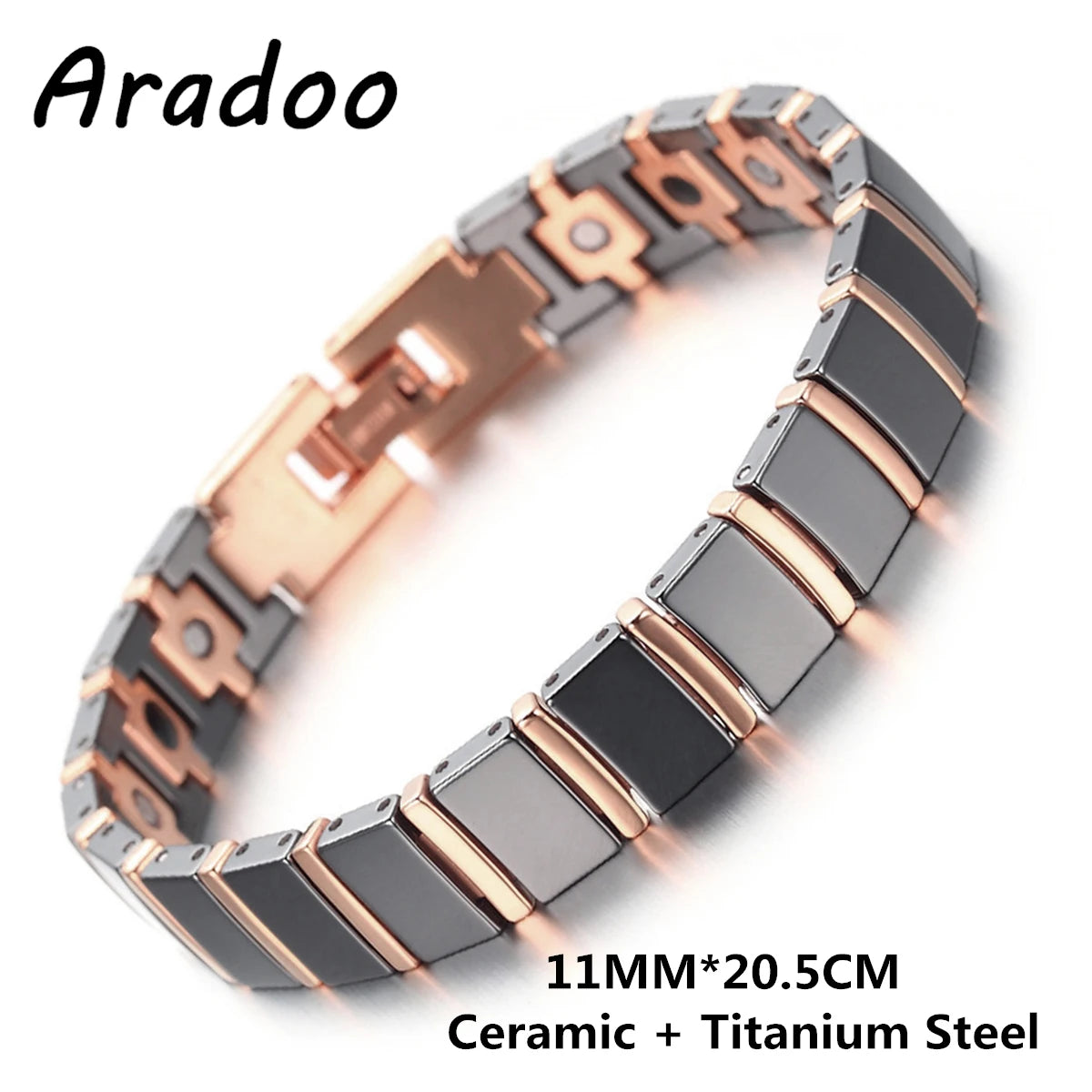 Titanium Magnetic Therapy Bracelet with Regulator