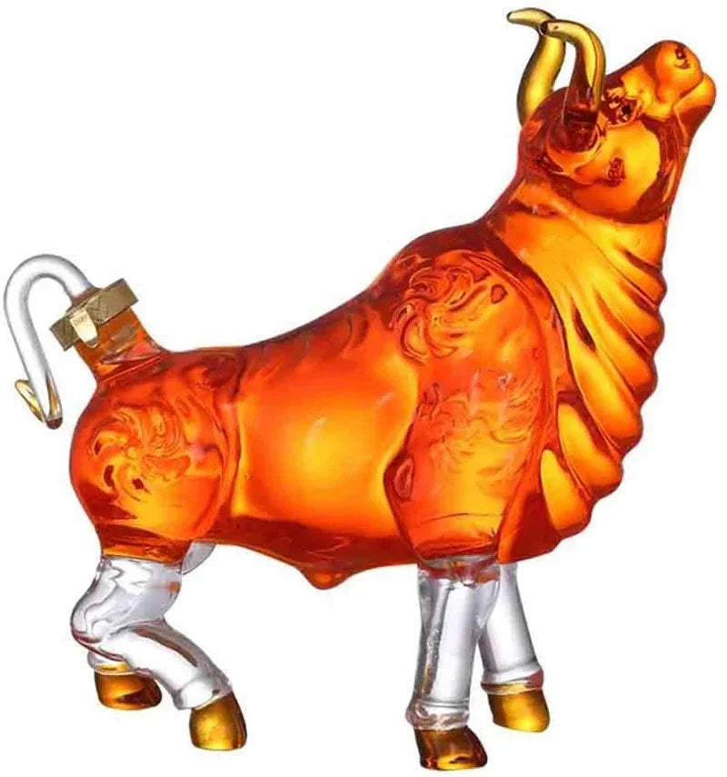 OX YEAR Whisky Decanter Bull Shaped
