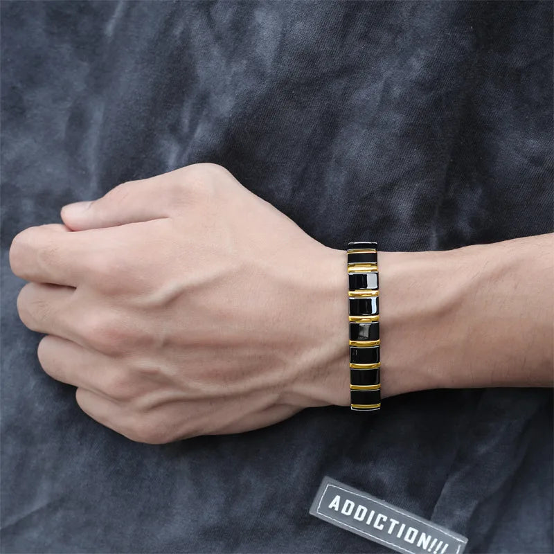 Titanium Magnetic Therapy Bracelet with Regulator