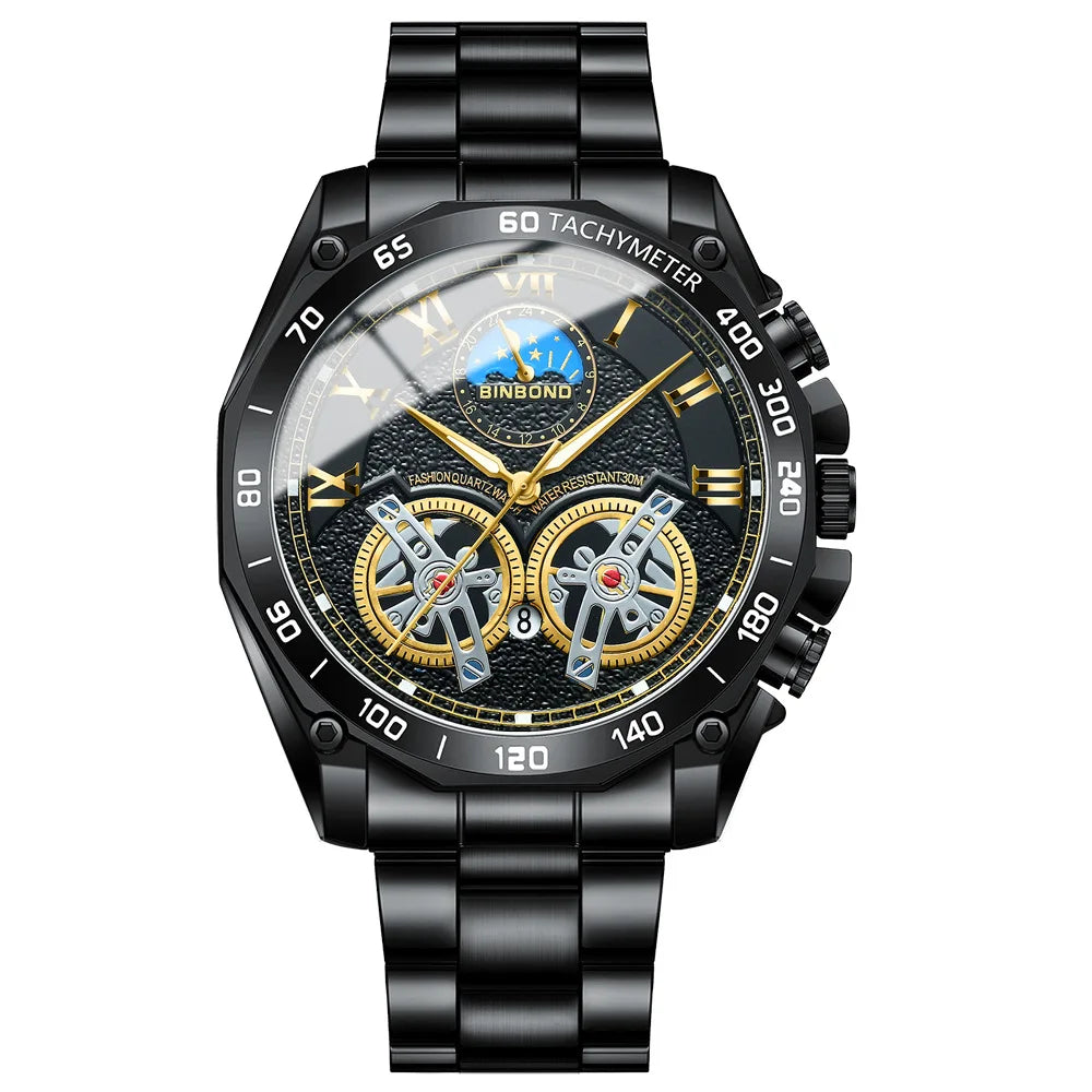 Decorative Military Waterproof Men's Wristwatch