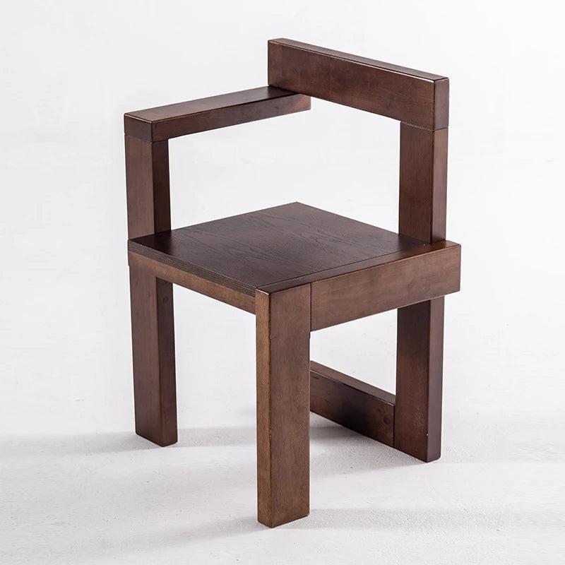 Solid Wood Building Block Luxury Modern Chair