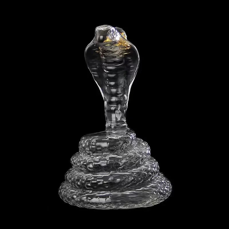 High Borosilicate Glass Zodiac Snake Whisky Bottle