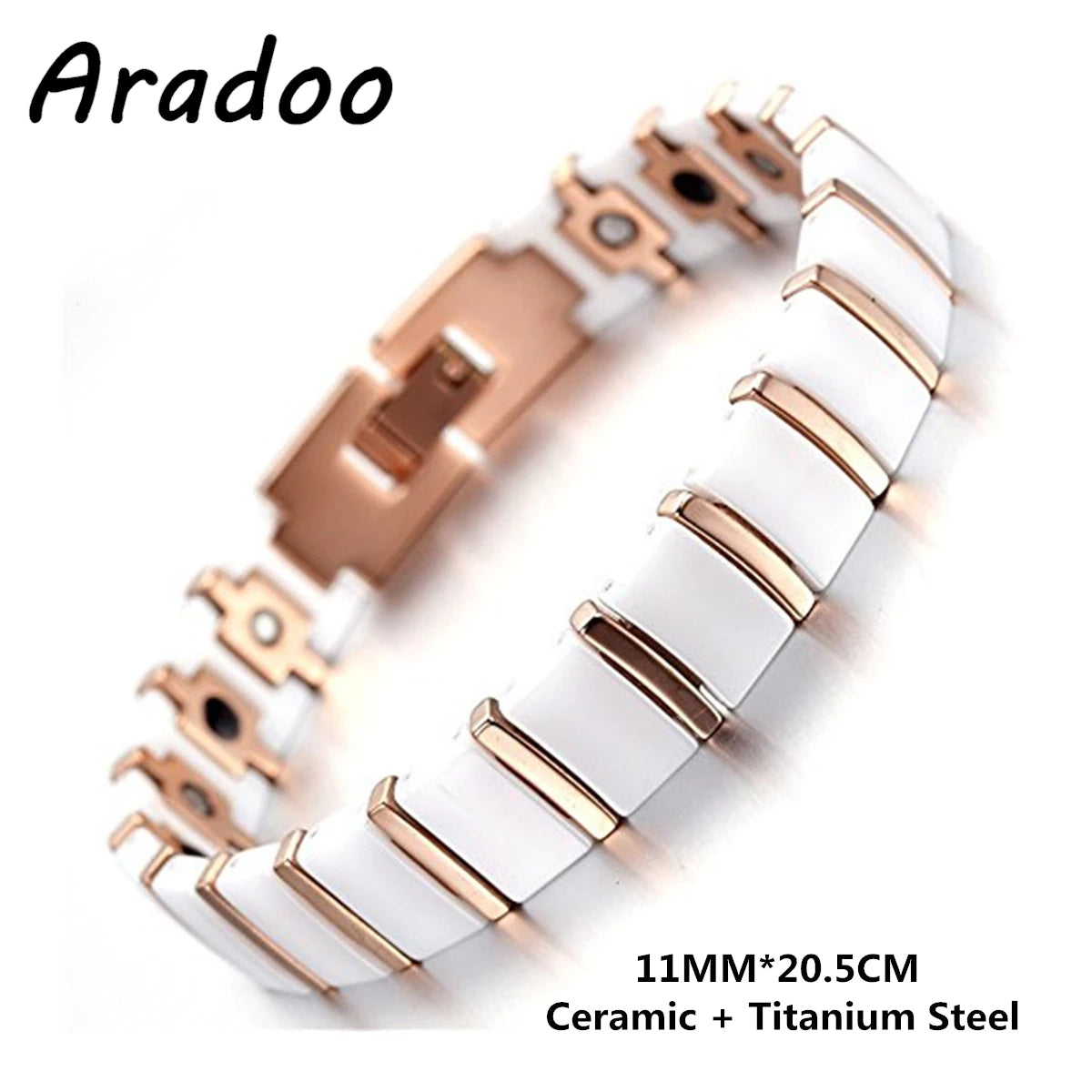 Titanium Magnetic Therapy Bracelet with Regulator