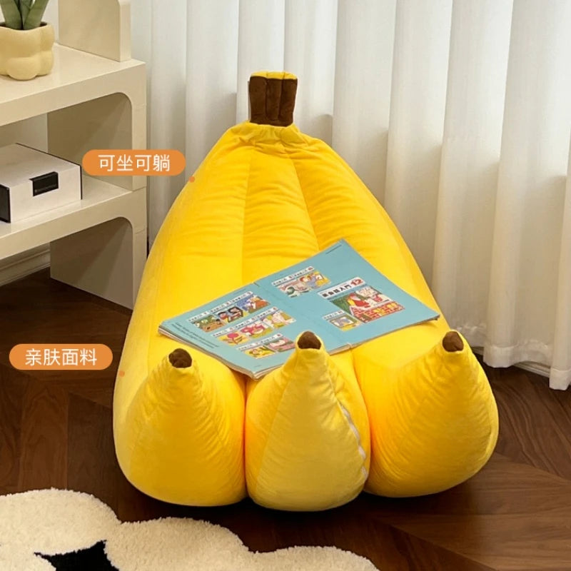 Creative Banana Shape Tatami Lounge Chair