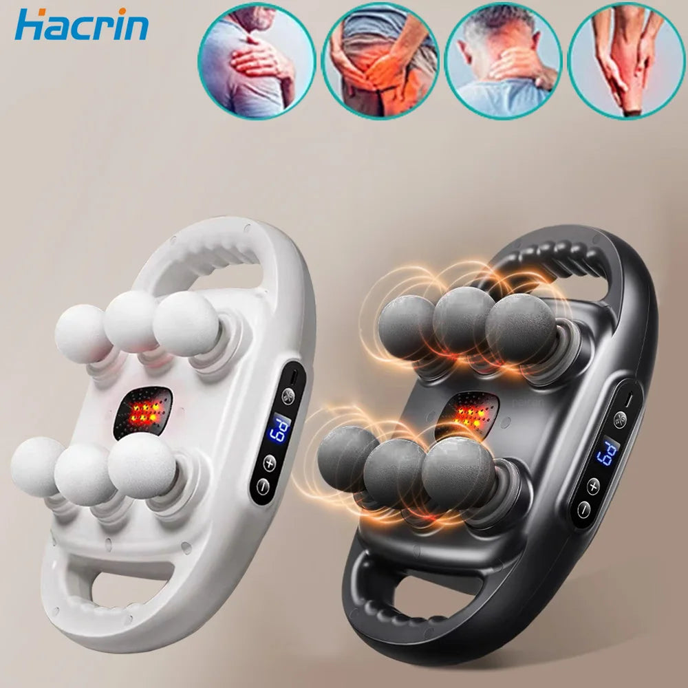 6 Heads Electric Massager Deep Tissue for Pain Relief Whole Body